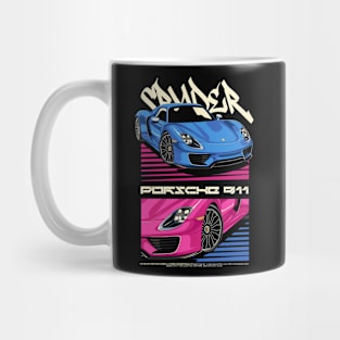 918 Porsche Spyder Racing Mug